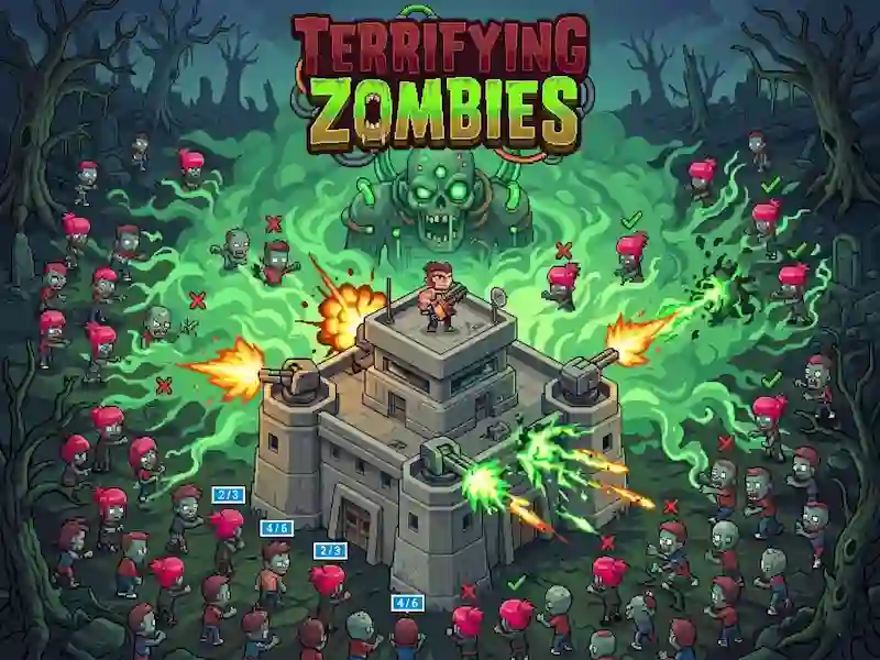खेल Terrifying Zombies ऑनलाइन