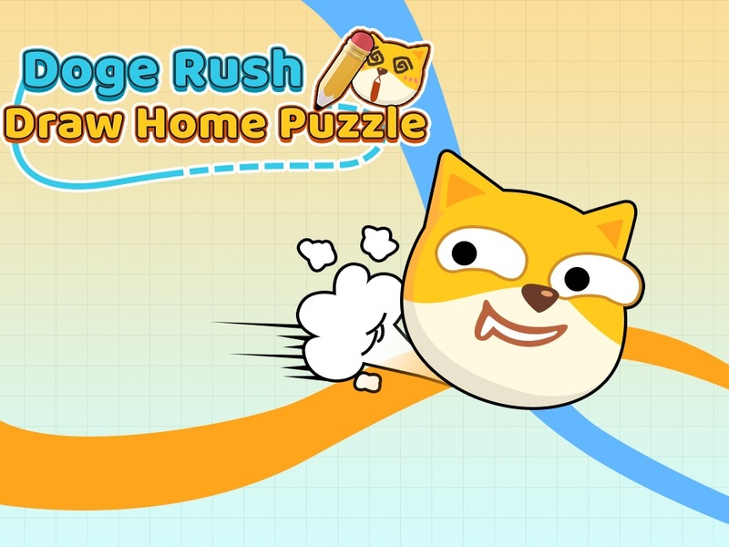 खेल Doge Rush ड्रा होम पहेली ऑनलाइन