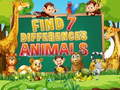 खेल 7 भिन्नता खोजें: पश Animals ऑनलाइन