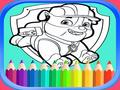 खेल PAW Patrol रंग भरने की किताब ऑनलाइन