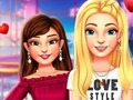 खेल BFFs हाई स्कूल पहला डेट लुक ऑनलाइन