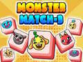 खेल Monster मैच-3 ऑनलाइन