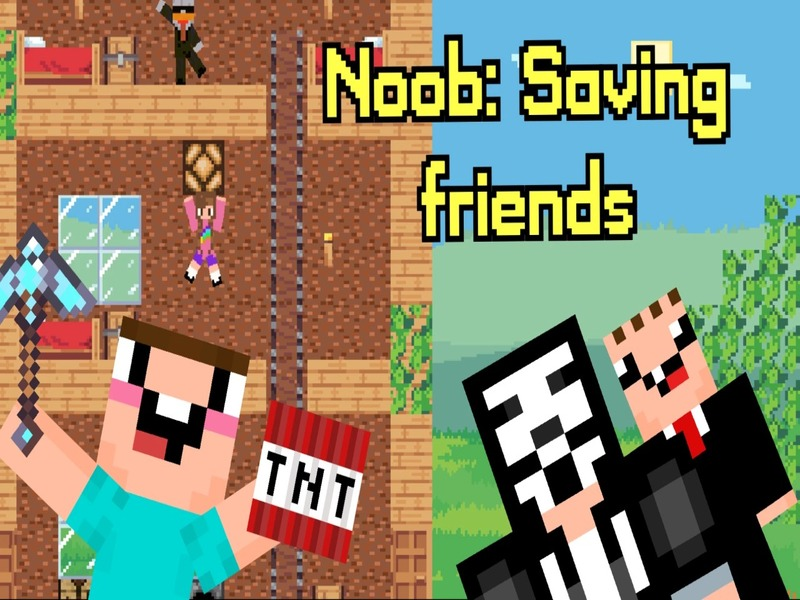 खेल Noob: दोस्तों को बचाना ऑनलाइन