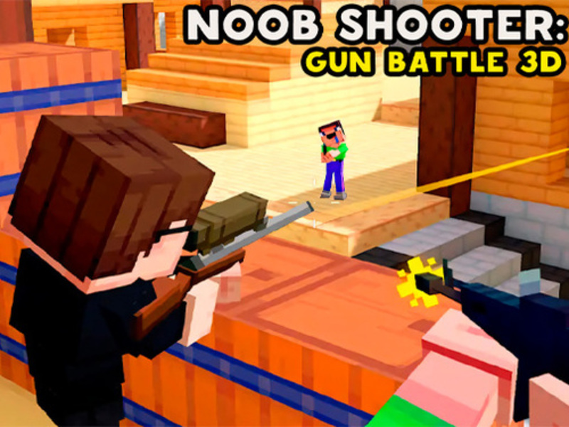 खेल Noob शूटर: गन बैटल 3 डी ऑनलाइन